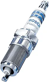 Bosch 6710 Platinum Vela de ignição para carros Cadillac, Ford, Lincoln e Mercury, caminhões, vans e SUVs (pacote com 4)