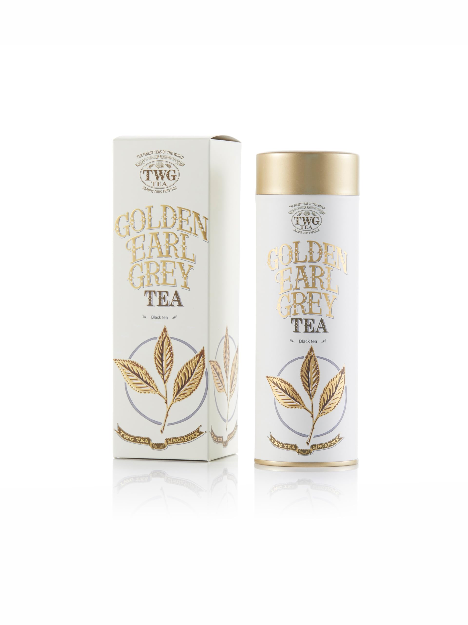 TWG Tea | Golden Earl Grey | Black Tea | Bergamot | Haute Couture Tin, 100g | Gift Set