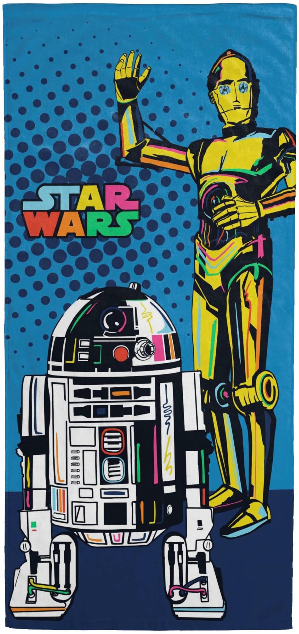 Serviette de piscine Star Wars pour la plage et le bain enfant