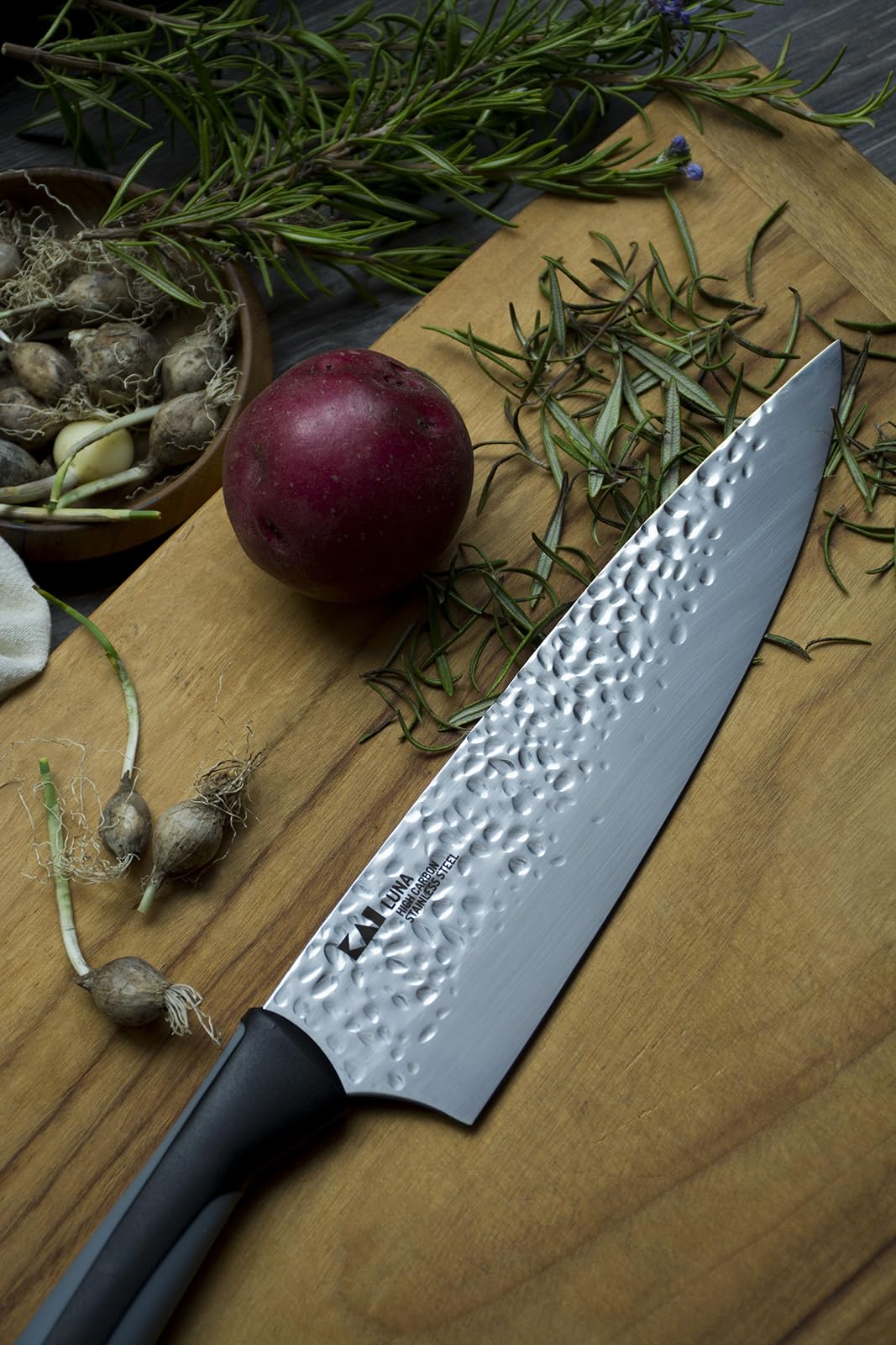 Amazon.com: Kai Luna 3 Piece Knife Set with Sheaths and Soft-Grip