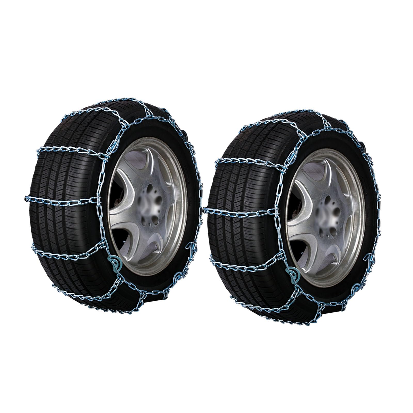 Catene da neve Catene da neve per auto, SUV, camioncini, montaggio rapido e installazione semplice in 1 minuto, catene da neve riutilizzabili per trazione di emergenza, set di 2 31x10.5 R15