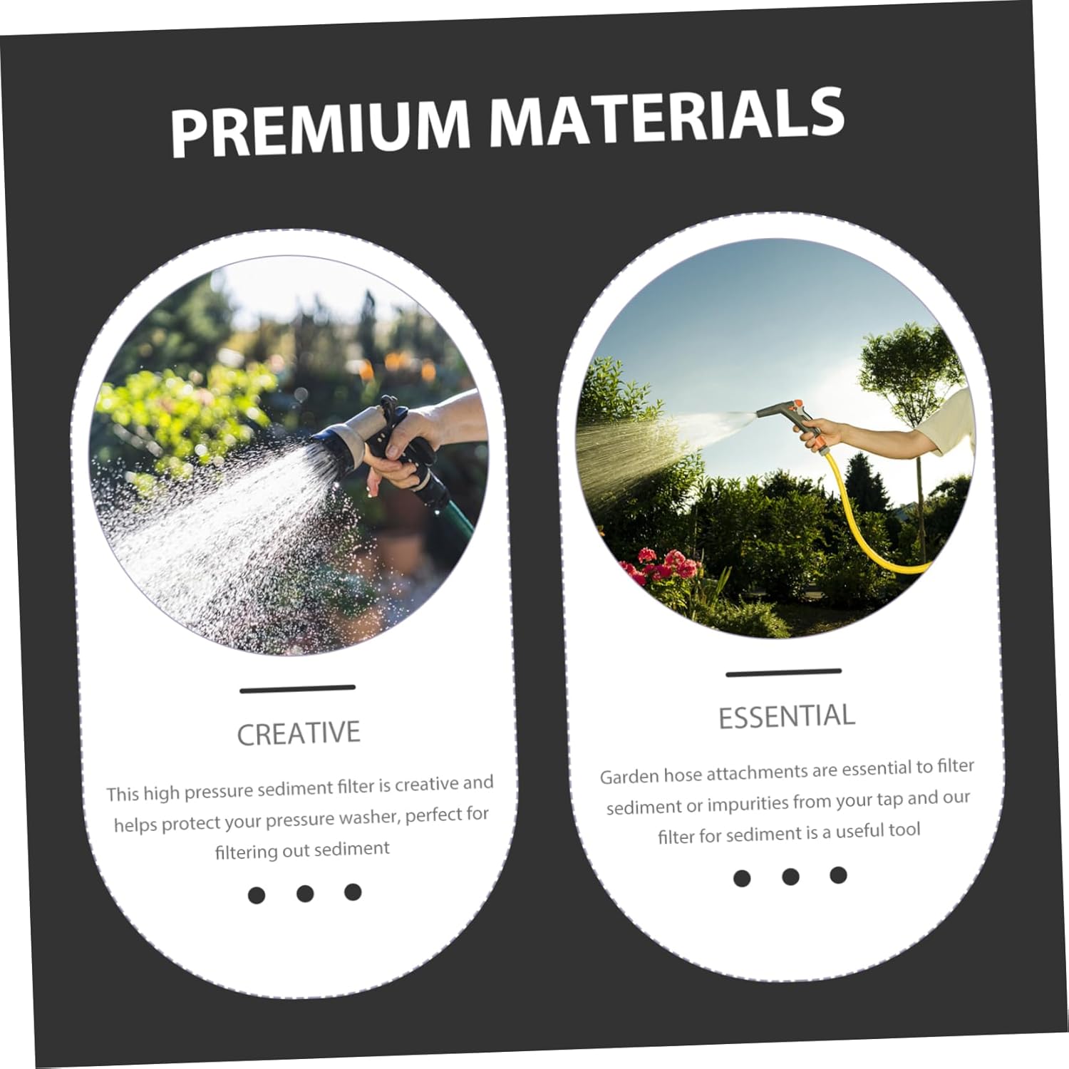 High Pressure Inlet Filter for Pressure Washers Convenient Sediment Filter with Easy Installation for Garden Hose EU Standard Mesh