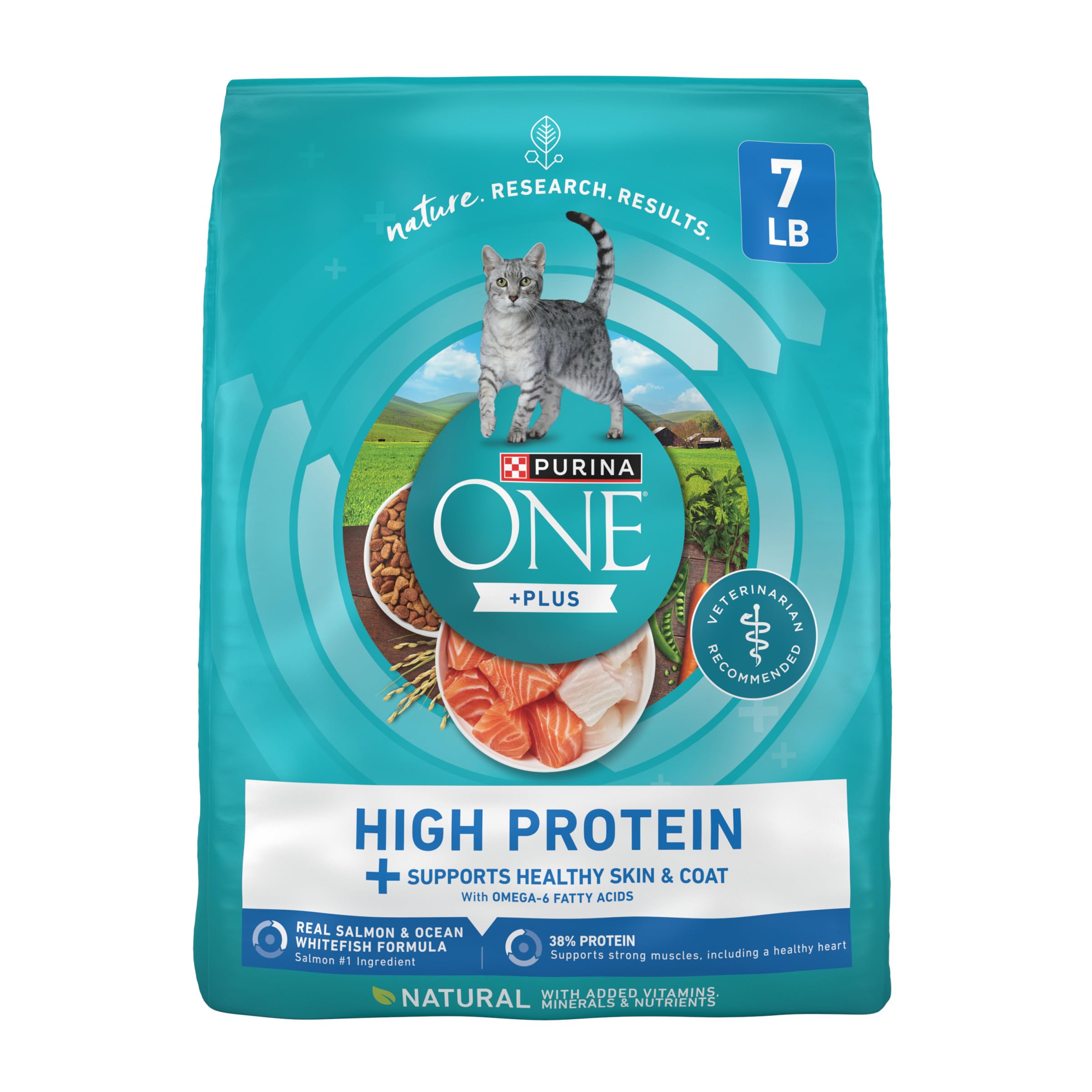 Purina ONE Plus High Protein Salmon & Ocean Whitefish