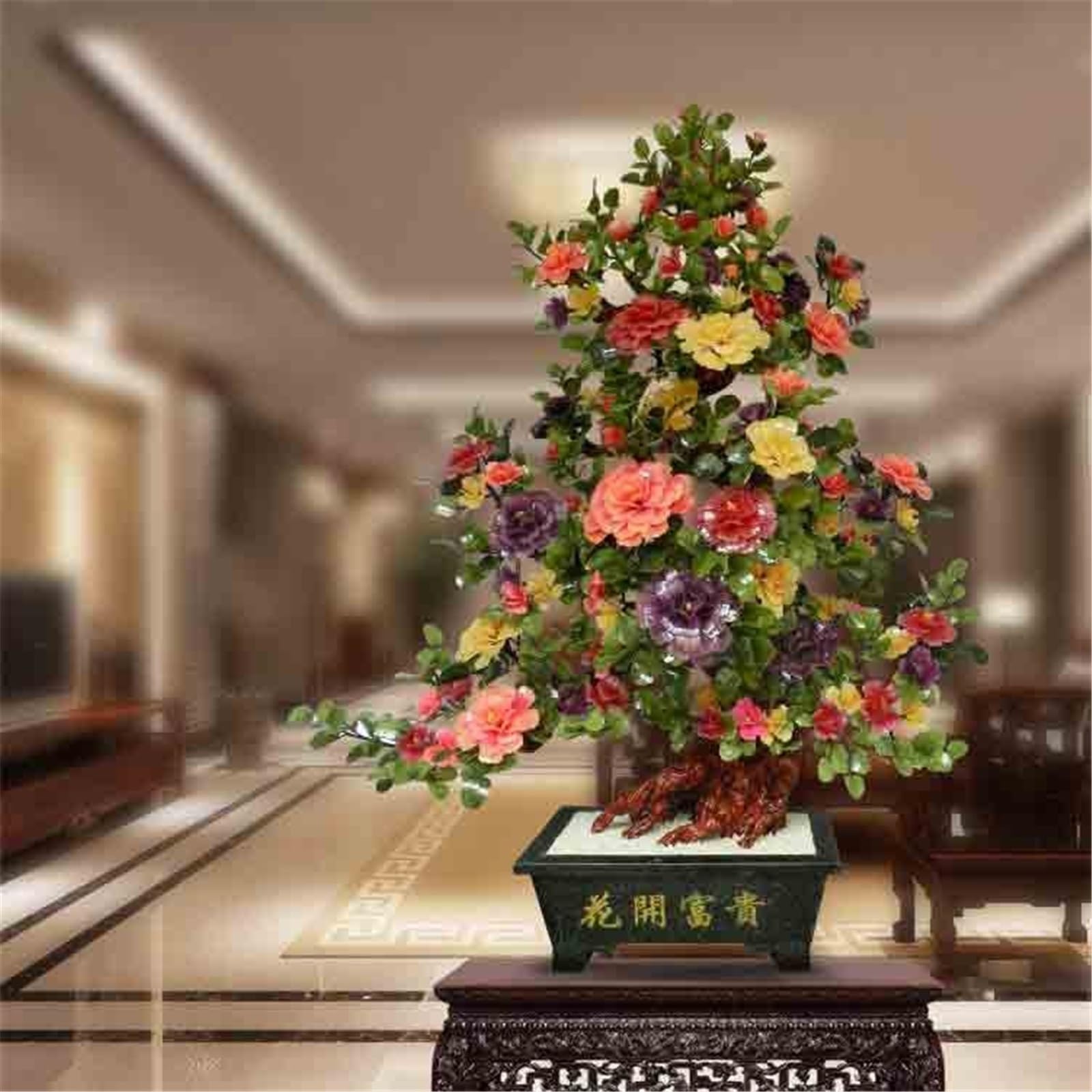 Drzewko Bonsai Sztuczne drzewko Bonsai-dekoracja roślin domowych Wystrój domu