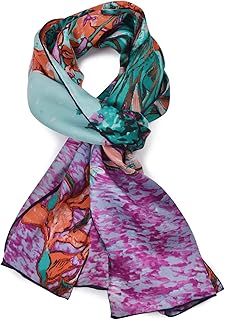 Women 100% Silk Scarves Van Gogh Painted Scarf