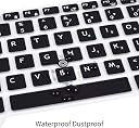 OJOS Keyboard Cover for Dell Latitude 5480 5490 5491 7490 14 inch Laptop, Dell 3340 E3340 E5490 E5491 E5450 E5470 E7450 E7470 7480 E7480 Keyboard Protective Skin with Point, Black gallery image