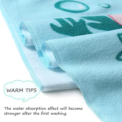Vista 17 de NovForth Toalla de playa para niños y niñas, toalla de baño con capucha, toalla de piscina para niños pequeños con capucha Dinosaurio