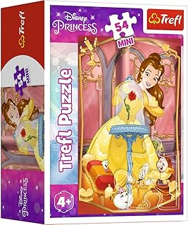 بازل صغير مكون من 54 قطعة للاميرات الجميلات من تريفل، بلاستيك، متعدد الألوان