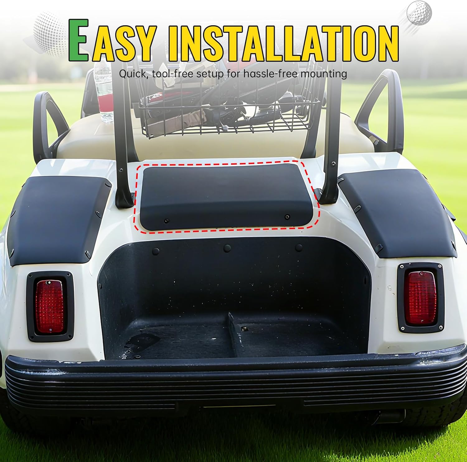 Access Panel Access Cover Replacement for Club Car DS Golf Cart 1993-2002 Gas & Electric Accessories, Durable Weather Impact Resistant Plastic, Easy Installation, OEM# 1013032, 1015829-02