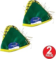 Vista 4 de Beistle - Sombreros de mazorca de maíz de felpa unisex, 2 piezas – Suministros para fiesta de granja, disfraz de Halloween, festivales temáticos