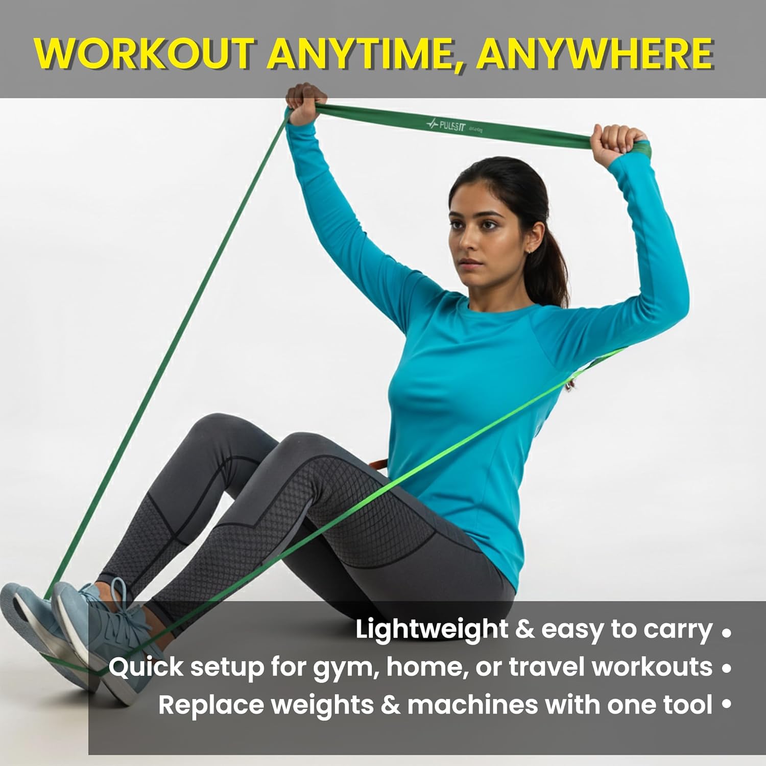 Resistance Band, Green, 45-60kg, Pull Up Assistance, Exercise and Fitness