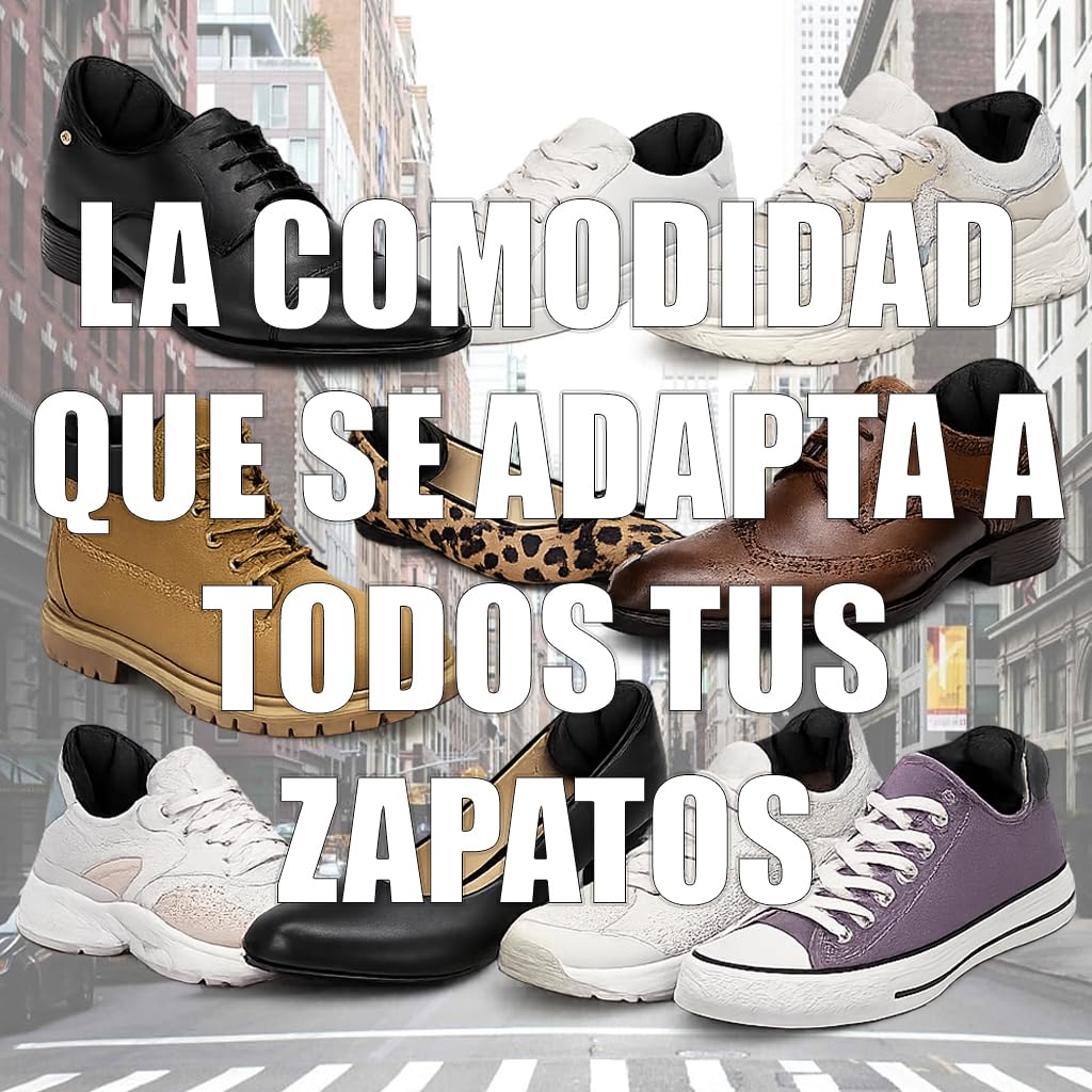 Taloneras para zapatos antideslizantes autoadhesivas 8 pares 4 colores