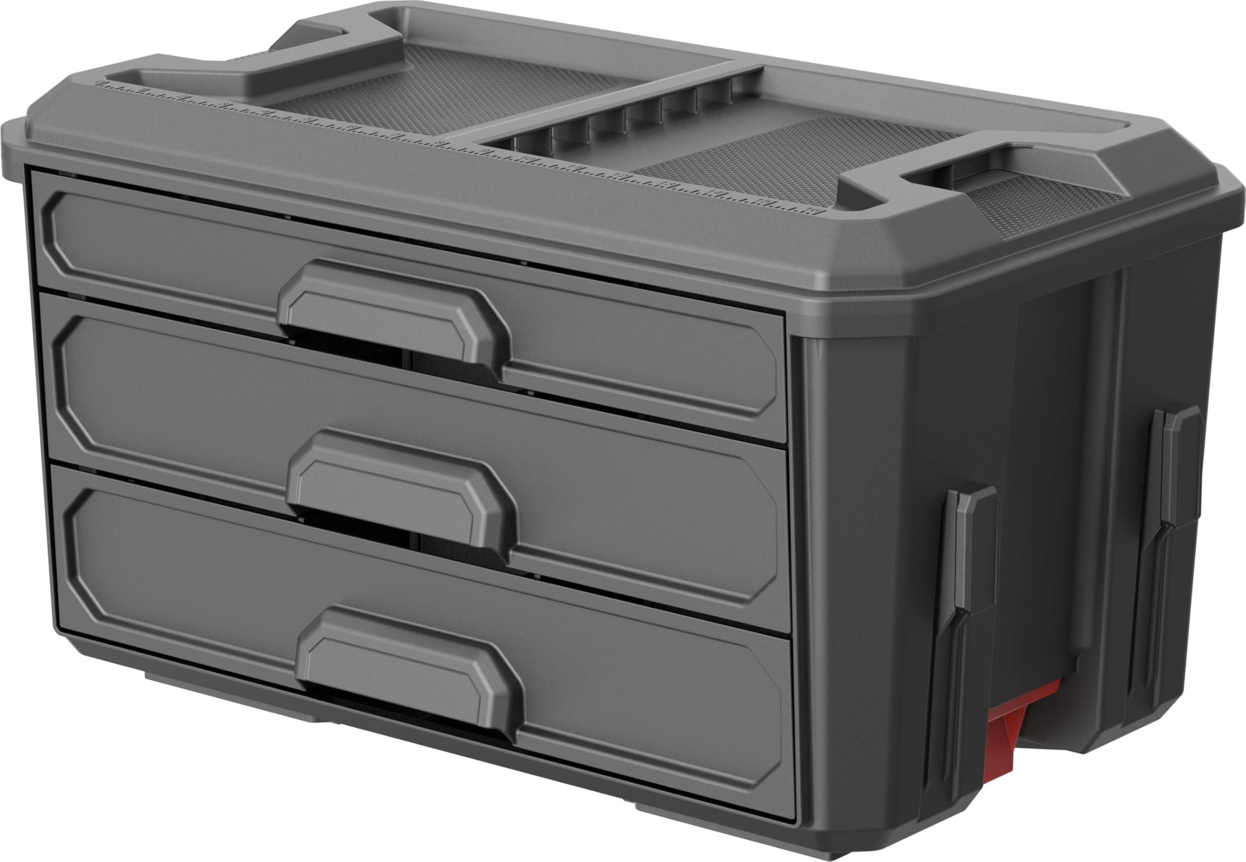Condition photo showing Good Condition for 3-drawer tool storage box, stackable tool organizer case, multi-layer tool storage box-black (1)