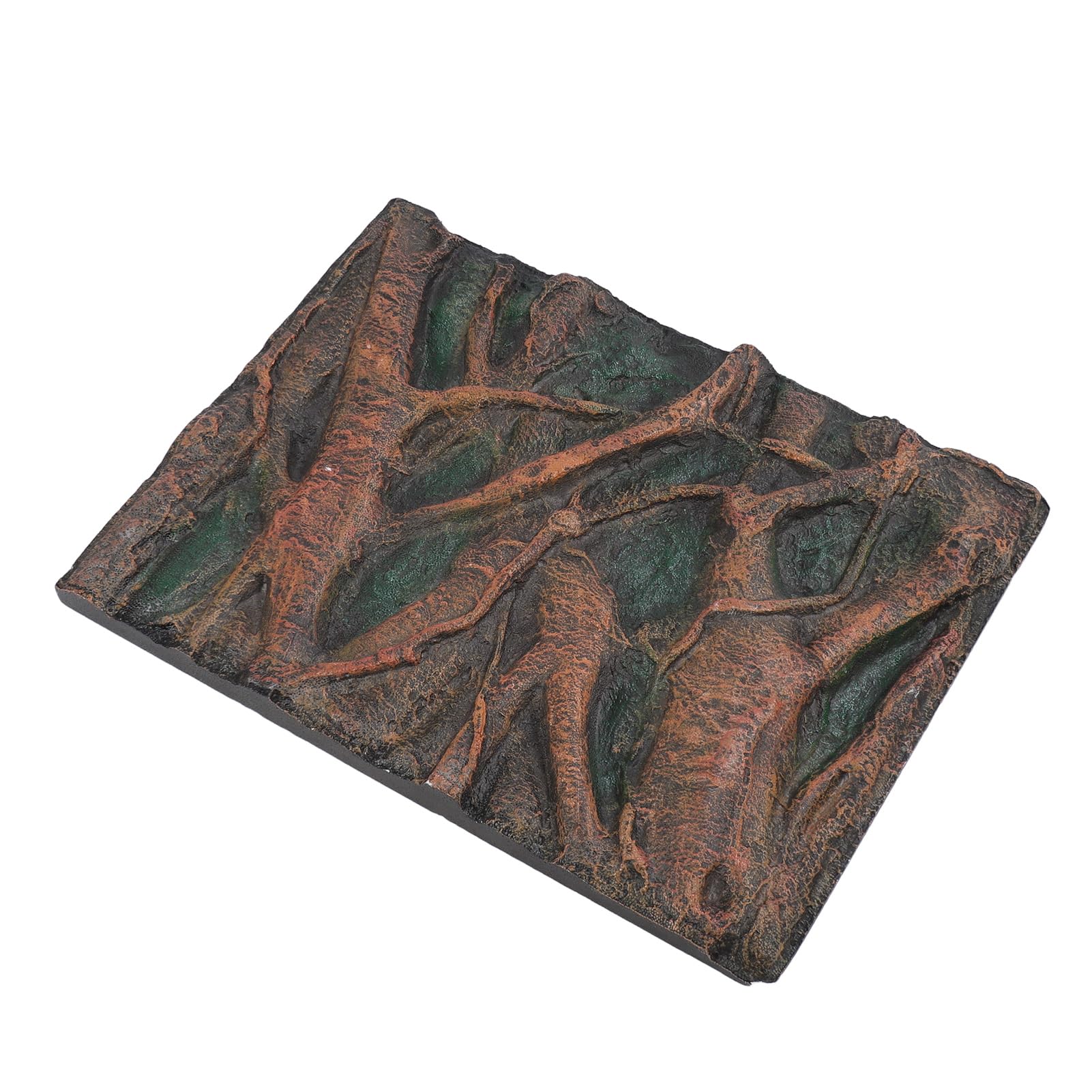 CHICIRIS 3D-Reptilien-Hintergrund, Aquarium-Hintergrund, Schaumstoff-Felsen-Wanddekoration mit 3D-Texturen für Aquarium, Reptilien-Terrarium (H)