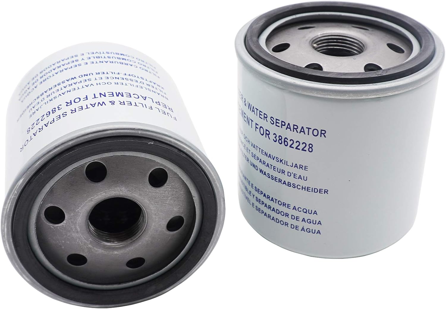 Fuel Water Separating Filter 3862228 3851218 Compatible with V-olvo Penta SX/EFI Models 2 pcs