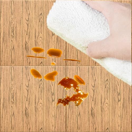 Miniatura 7 de Paneles de pared 3D con textura de madera amarilla de lujo panel de pared de espuma autoadhesivo a prueba de aceite para despegar y pegar cubiertas