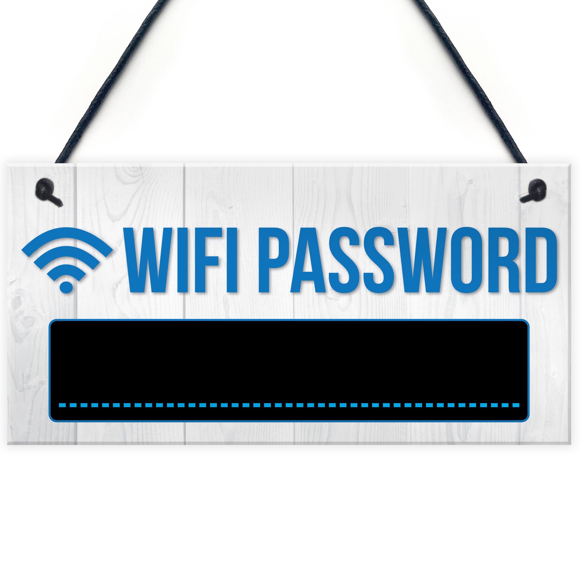 Red Ocean Wifi Password Chalkboard New Home Friend Gift Hanging Plaque House Warming Sign