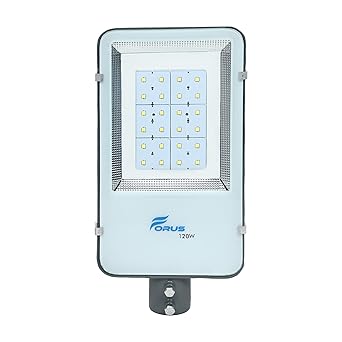 FORUS 120 Watt LED Street Light, 10 Years Warranty, BIS Approved|Highest Lumen Efficacy -210 lm/W|Power Factor >0.99|Outdoor Light|IP-65 Waterproof, Cool White Pack of 1PC (Aluminium)