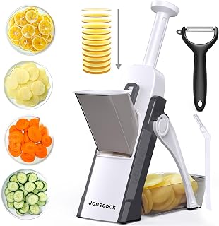 Safe Adjustable Kitchen Mandoline Slicer