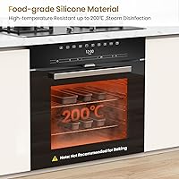 Vista 5 de 6 Pack Silicone Drawer Organizer for Kitchen, DIY Free Combination Silverware Organizer, Utensil Drawer Organizer, Moisture-proof and Heat-resistant