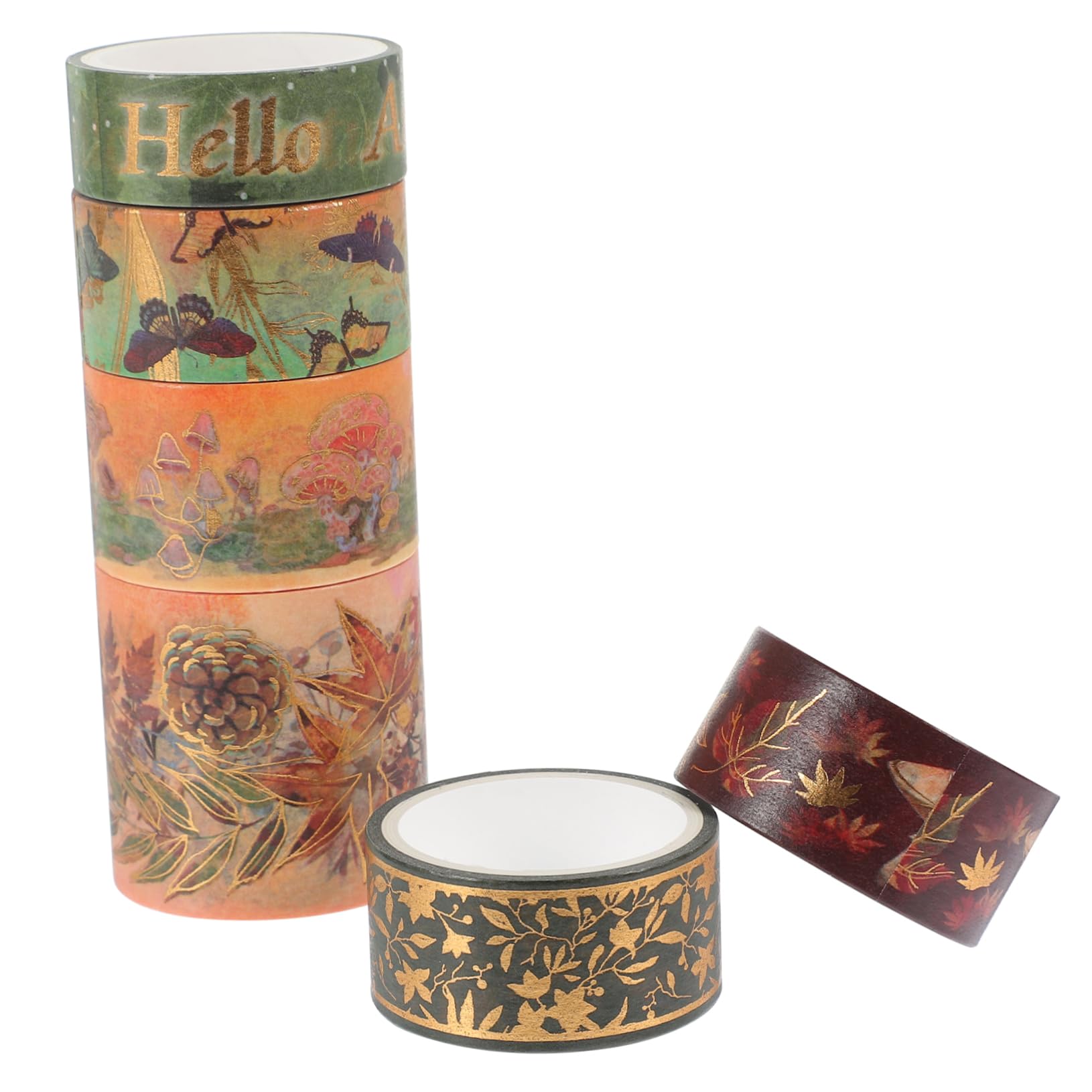 Operitacx 30rollen Washi Tape Mit Klebefilm Für Scrapbooking Und -dekoration Pro Kreative Gestaltung Mit Bunten Schmetterlingen Leicht Ablösbar Und Vielseitig Einsetzbar