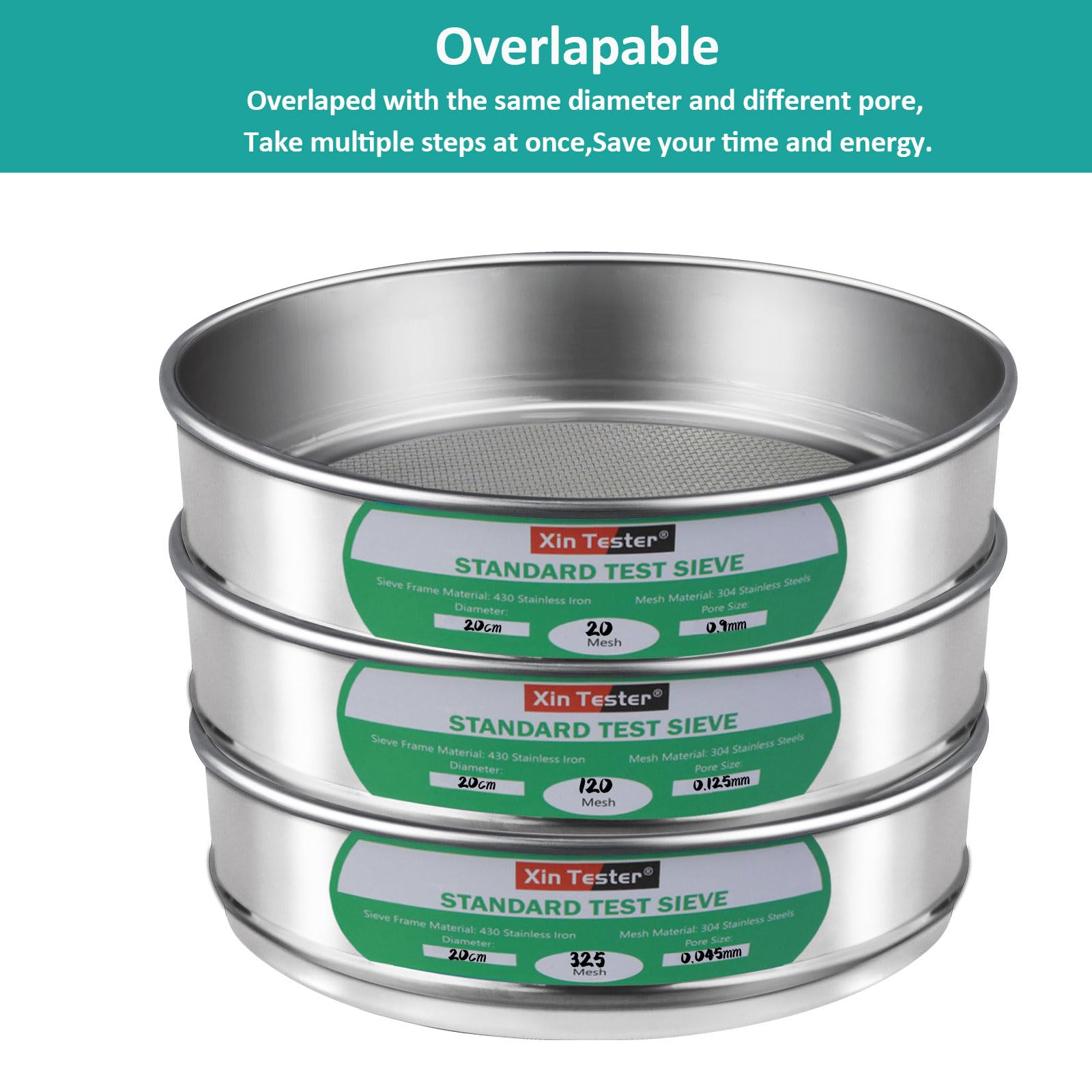 24 mesh Standard Mesh Lab Sieves Laboratory Sample Test Analysis Sieve — Amazon image 6
