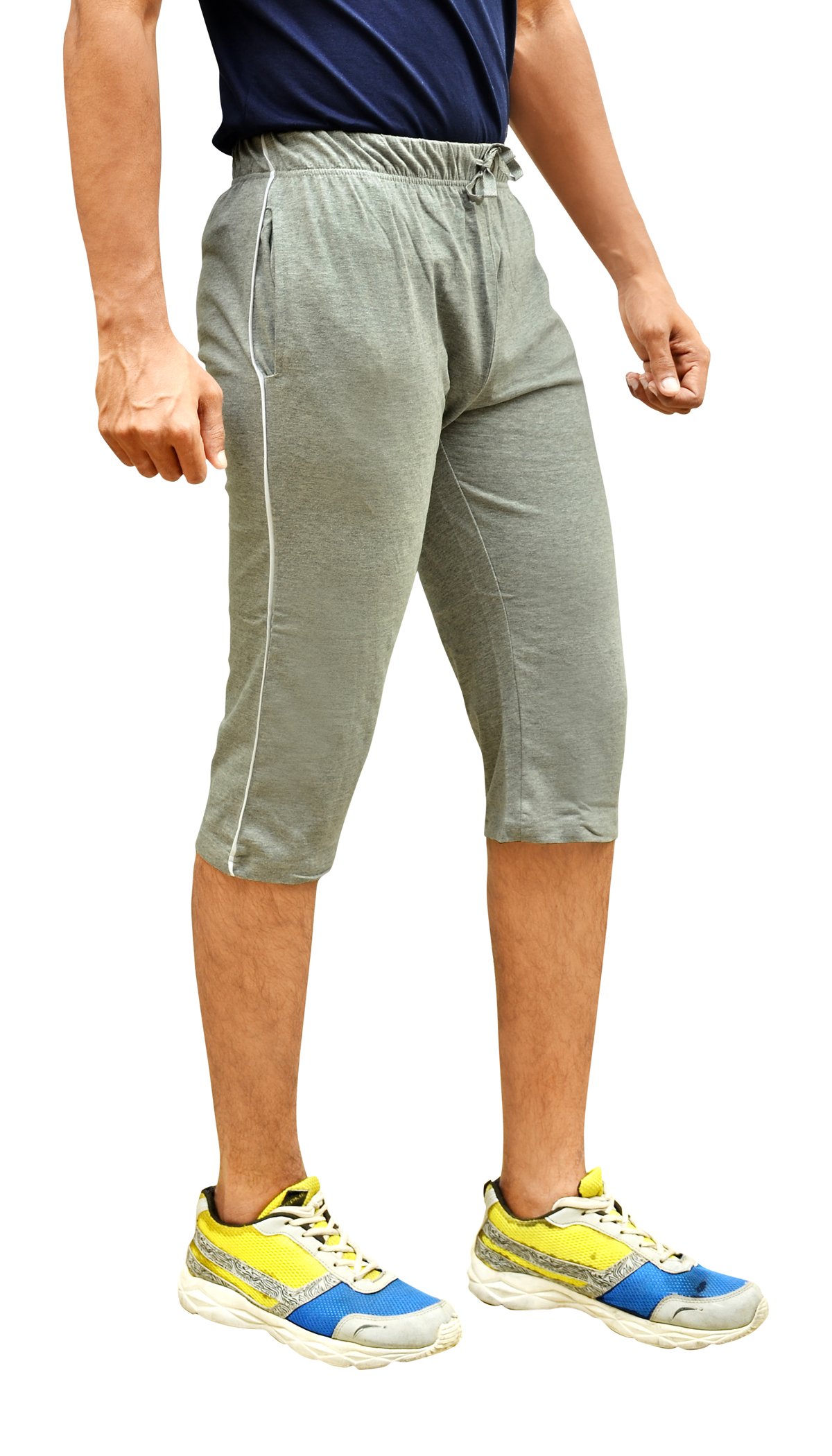 MOTUS Men's Cotton Casual 3/4 Capri Combo 2