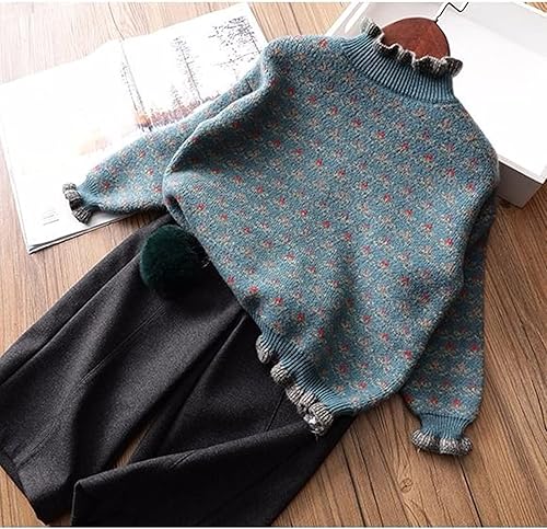 Miniatura 2 de Camisetas para bebé niña, suéter con mangas de suéter, ropa de una niña larga con fondo largo para niñas de bebé simple