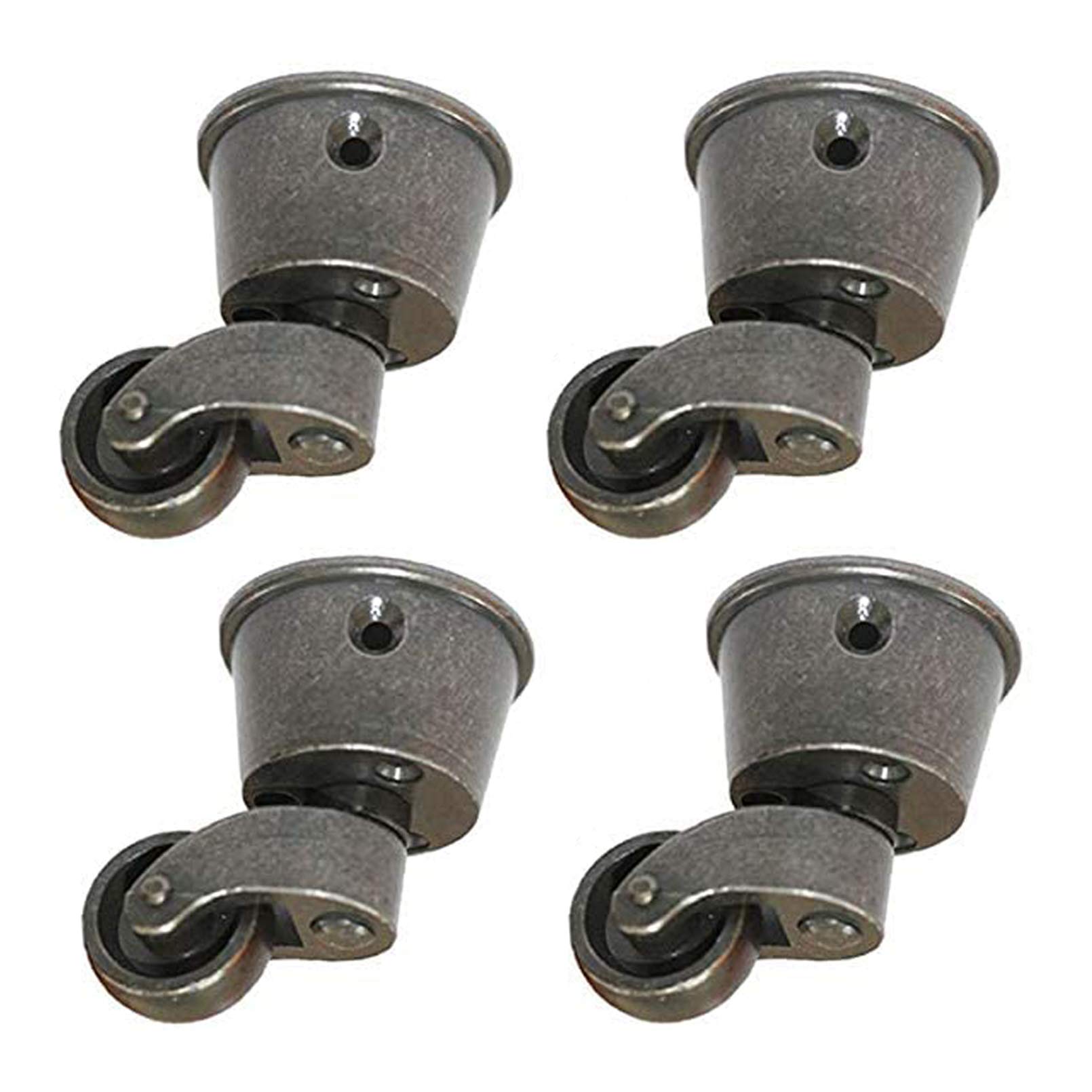 Roulettes pivotantes anti rayure silencieuses pour chaises et fauteuils