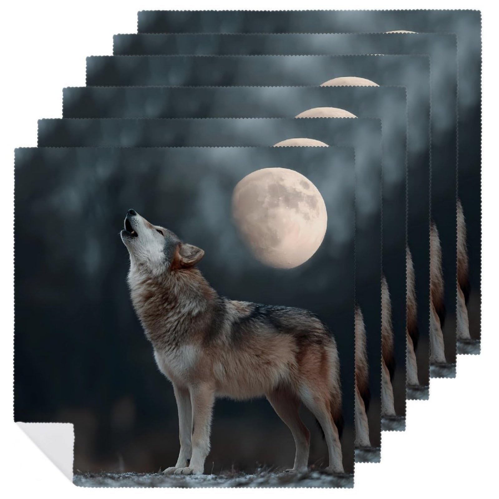 Servilletas de tela de lobo para vestir tu mesa con elegancia en cenas y eventos especiales