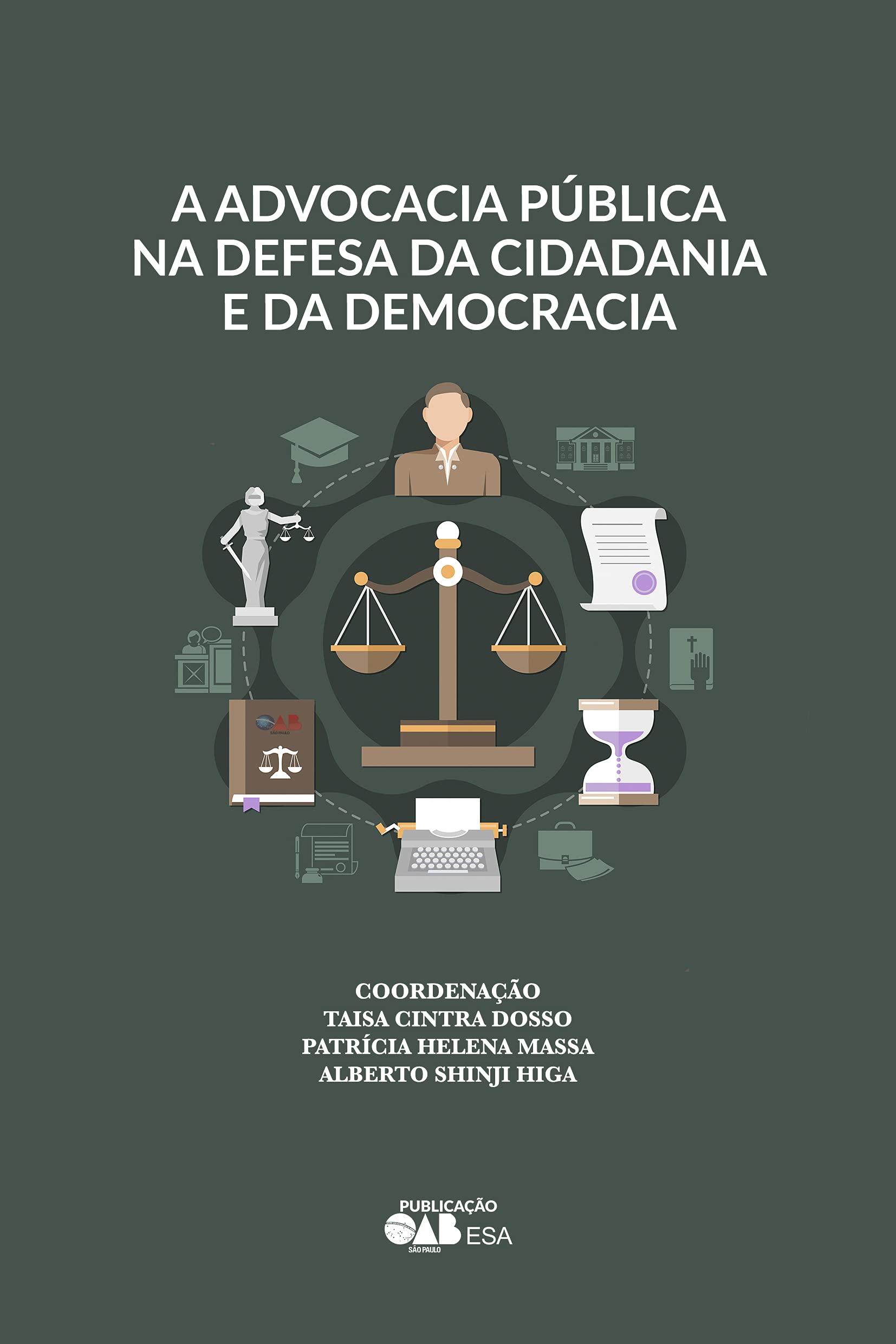 Capa de A Advocacia Pública na defesa da Cidadania e da Democracia