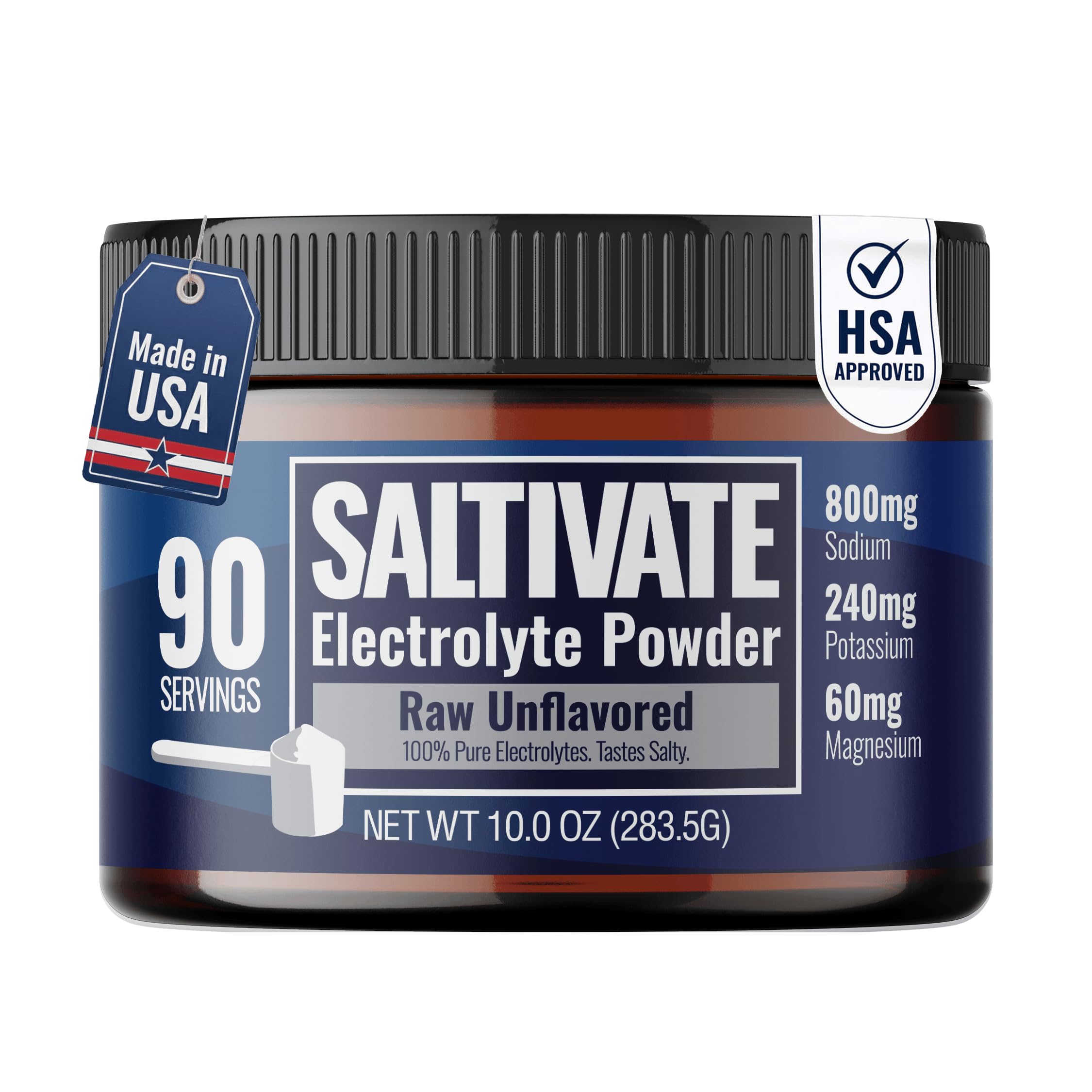 Raw Unflavored Electrolytes Powder