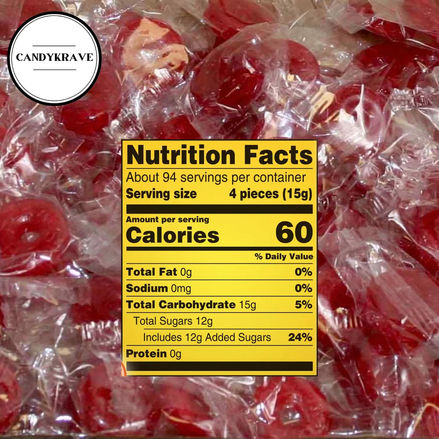 LifeSavers Hard Candy Rings - Delicious Cherry Fruity Flavor - 1 lbs Bulk Candy Pack - Individually Wrapped Mini Candies for Birthdays, Pinata, Baby Showers, Gender Reveal & Pantry