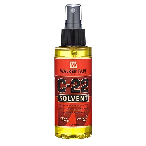 Walker Tape C-22 - Aerosol solvente de 4 onzas, removedor de adhesivo de acción rápida para cinta de peluca, sistemas de encaje y extensiones de