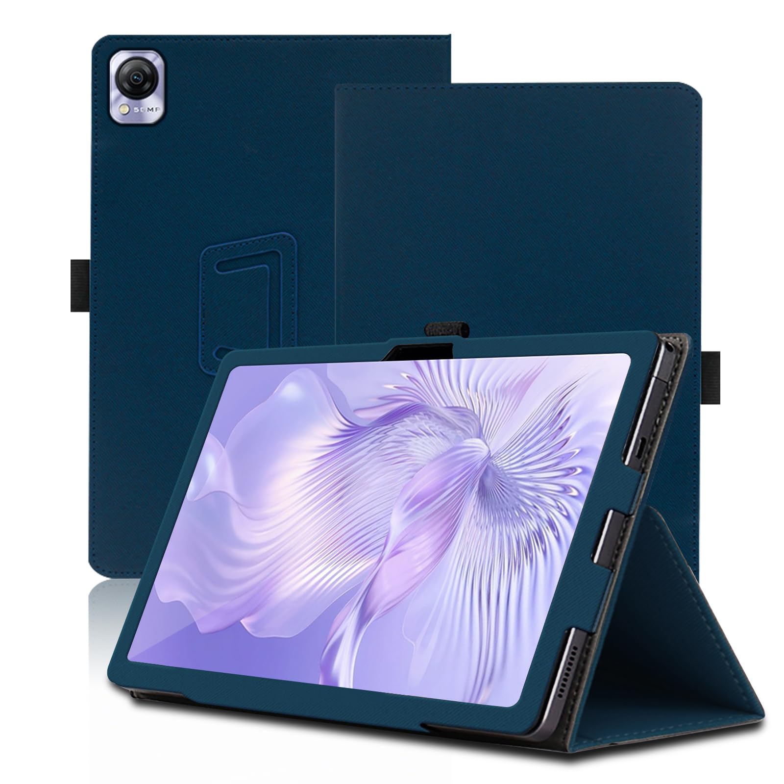 Case for Blackview MEGA 1, 11.5 inch, Blackview MEGA 1 Tablet Case, Folding Stand Protective Cover with Pencil Holder and Wrist Strap, Full Protection