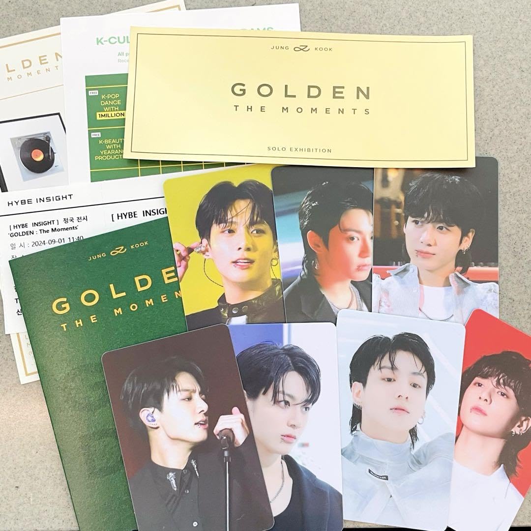 BTS ジョングク ゴールデンモーメンツ  展示会  入場特典 トレカ コンプ BTS ジョングク ゴールデンモーメンツ 展示会 入場特典 トレカ コンプ