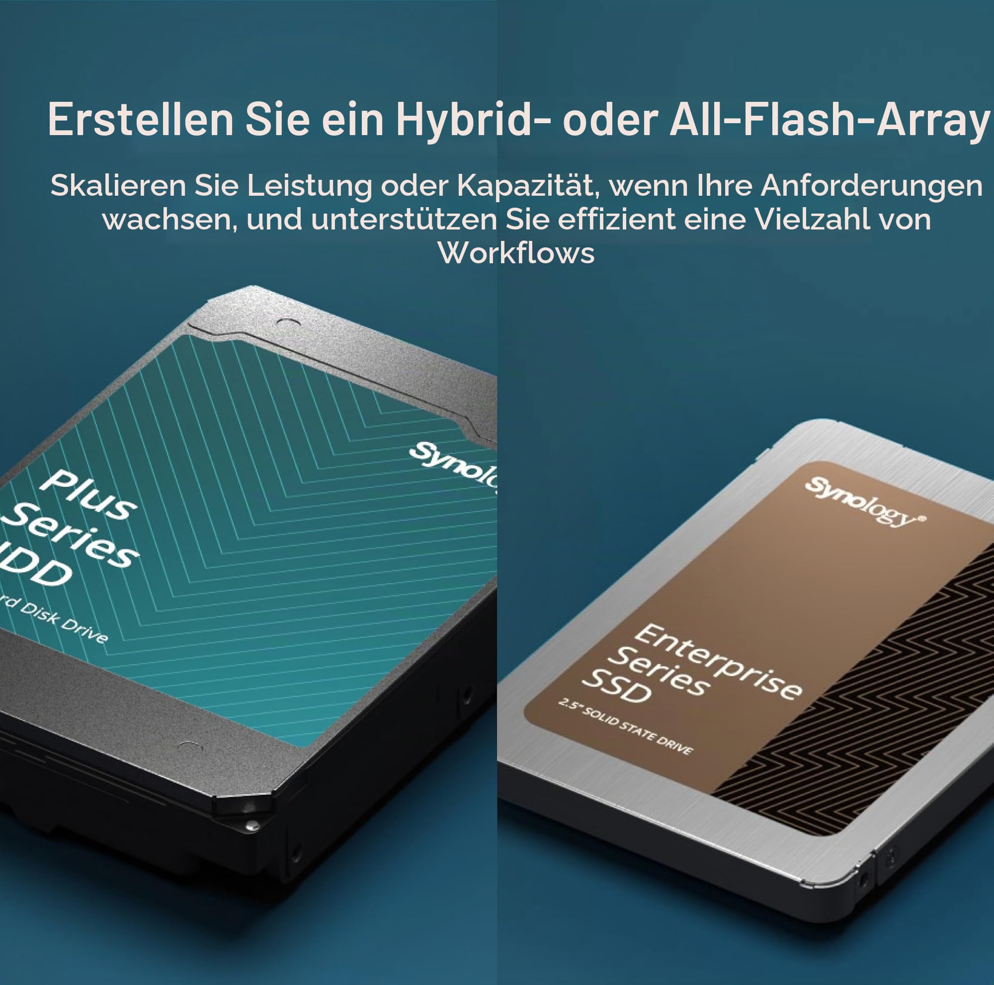 Synology Erweiterbares NAS-Kit mit 5 Schächten, DS1525+ AMD RyzenCPU mit 8 GB Speicher, 2,5 GbE Standardbenutzer, inländischer autorisierter Händler, Field Lake, Telefonunterstützung, DiskStation