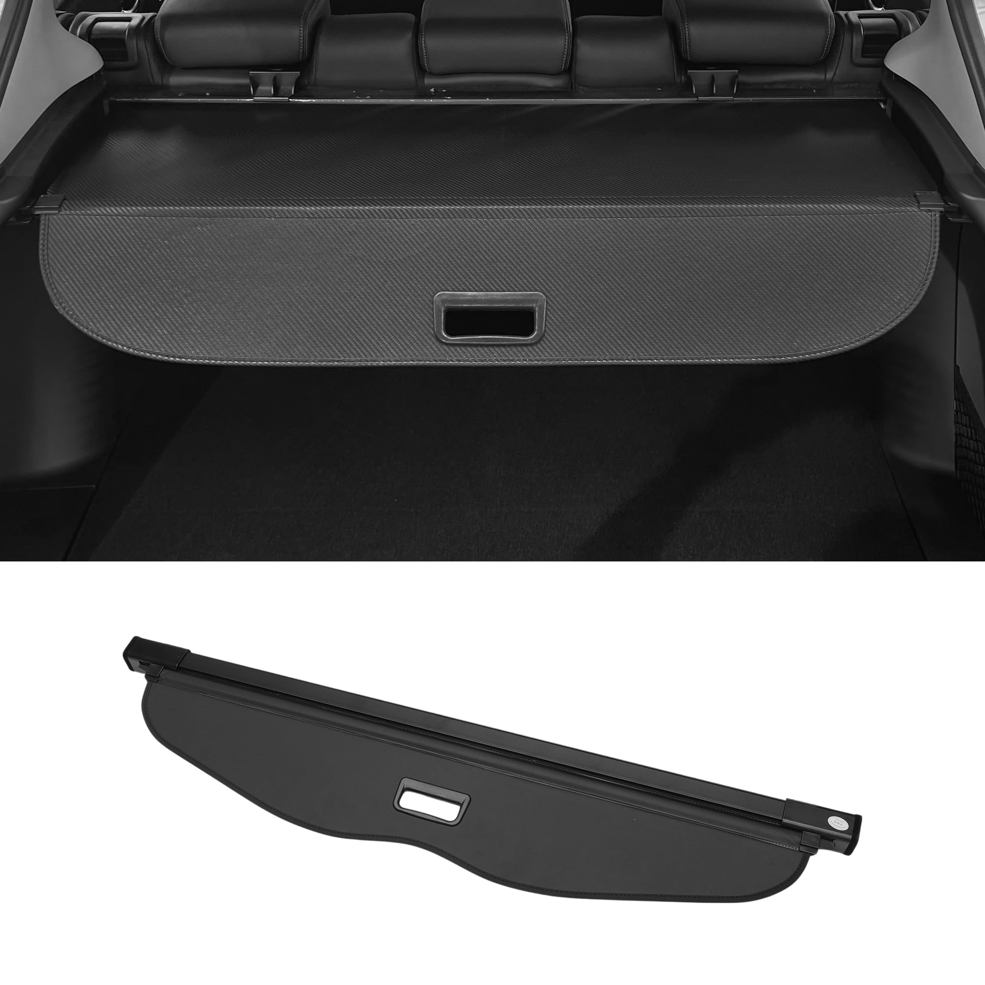 Motoforti Cubierta Retráctil Para Maletero Para Mercedes Clase B W246 11-18 | Color Negro Brillante, Material Aleación De Aluminio Y Lona, Tamaño 124 Cm Y 118 Cm, Para B180 B200 B260