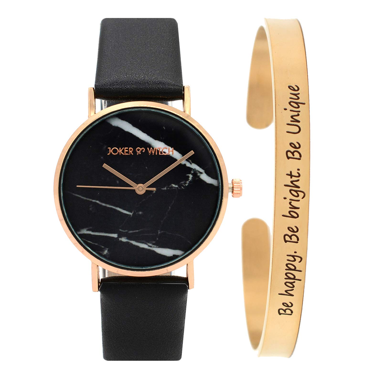 Joker & Witch Polyurethane Women Analogue Estee Black Dial Marble Analogue Watch Bracelet Set, Black Band (B084FZB4NQ) Amazon Price History, Amazon Price Tracker