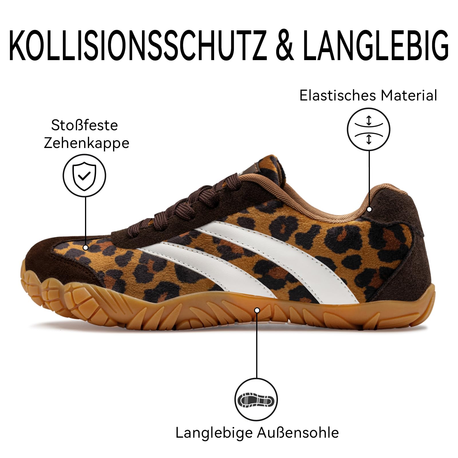 Zapatos descalzos para mujer, informales, con puntera ancha, sin caída, minimalistas, antideslizantes, ligeros, transpirables, cómodos, a la moda, para caminar, senderismo, unisex