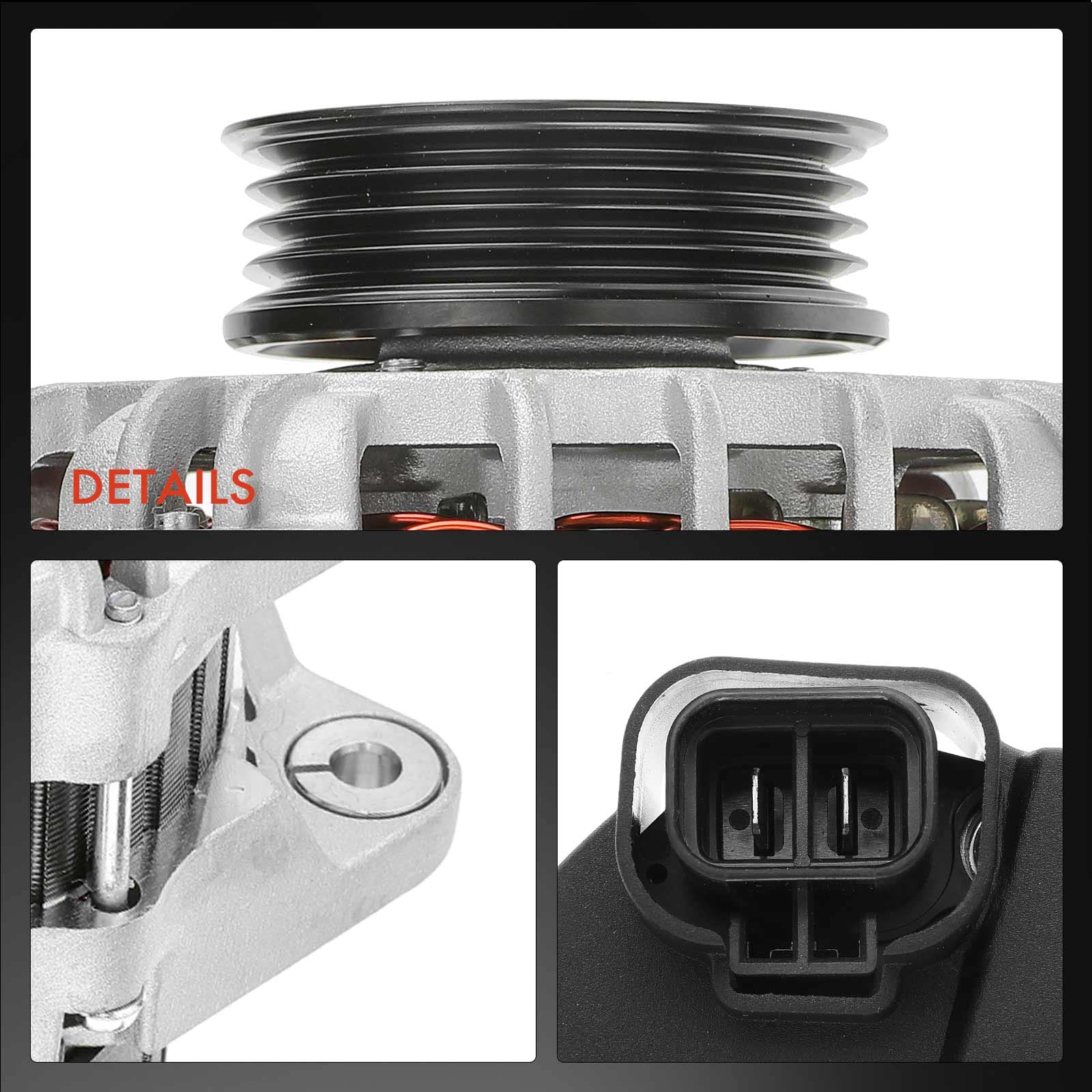 Frankberg Lichtmaschine Generator 70A Kompatibel mit Atos MX 1.0L 1.1L 1997-2008 Getz TB 1.1L 2002-2006 i10 PA 1.1L 2007-2013 Picanto BA SA 1.0L 1.1L 2009-2011 Replace# 3730002550