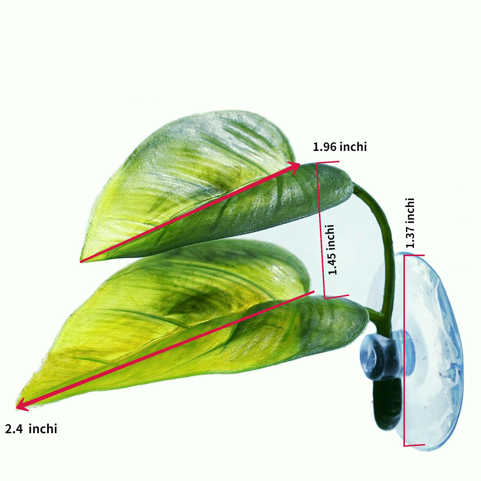 DODOAQUA 2PCS Aqua Betta Fish Leaf Soft Bed Simulating The Natural Habitat for Betta Spawning Grounds Breeding Resting Bed Betta Bed. (2 PCS)