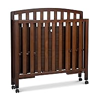 Vista 8 de DaVinci Dylan - Cuna portátil para bebé 3 en 1 con ruedas, conversión de cama para niños pequeños y cama diurna, perfecta para espacios pequeños