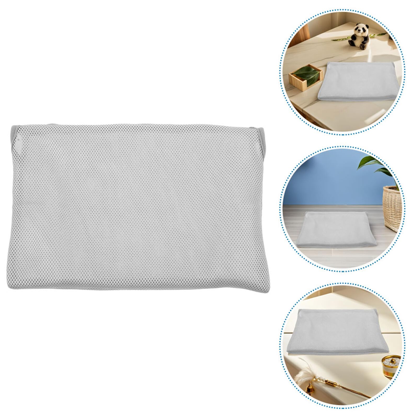 Copertura di Ricambio per Amaca da Finestra per Gatti, Tessuto a Rete 52x30cm Cerniera, Traspirante e Lavabile, Accessorio Semplice per Gatti e Cuccioli da Interno