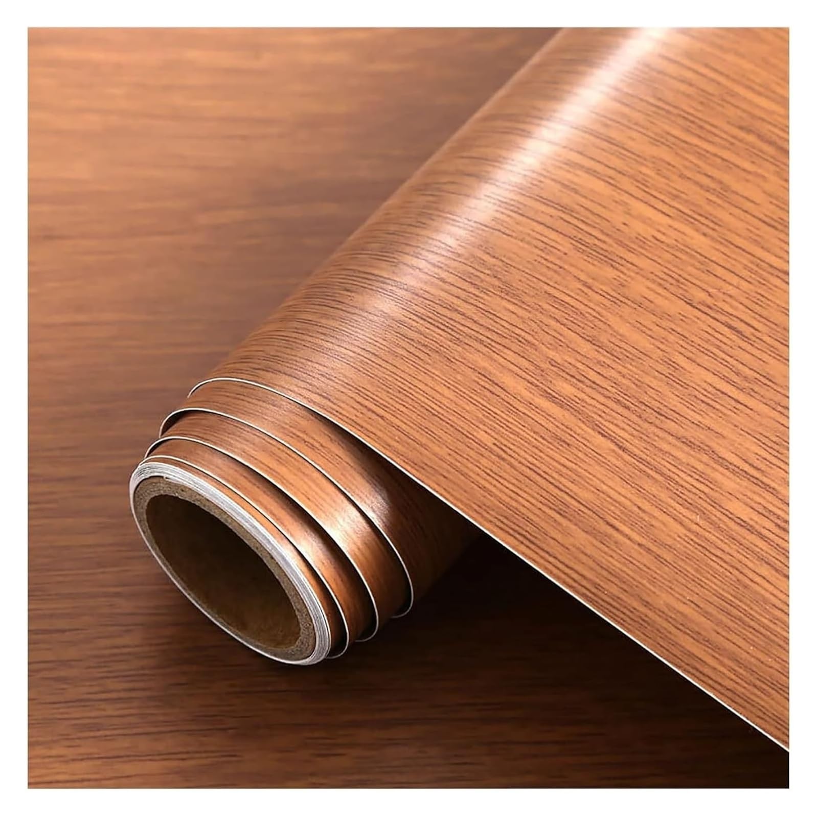 Cvhfhjtg Bruin Self Adhesive Wallpaper, Wood Wallpaper Peel And Stick Brown Removable Vintage Plank
