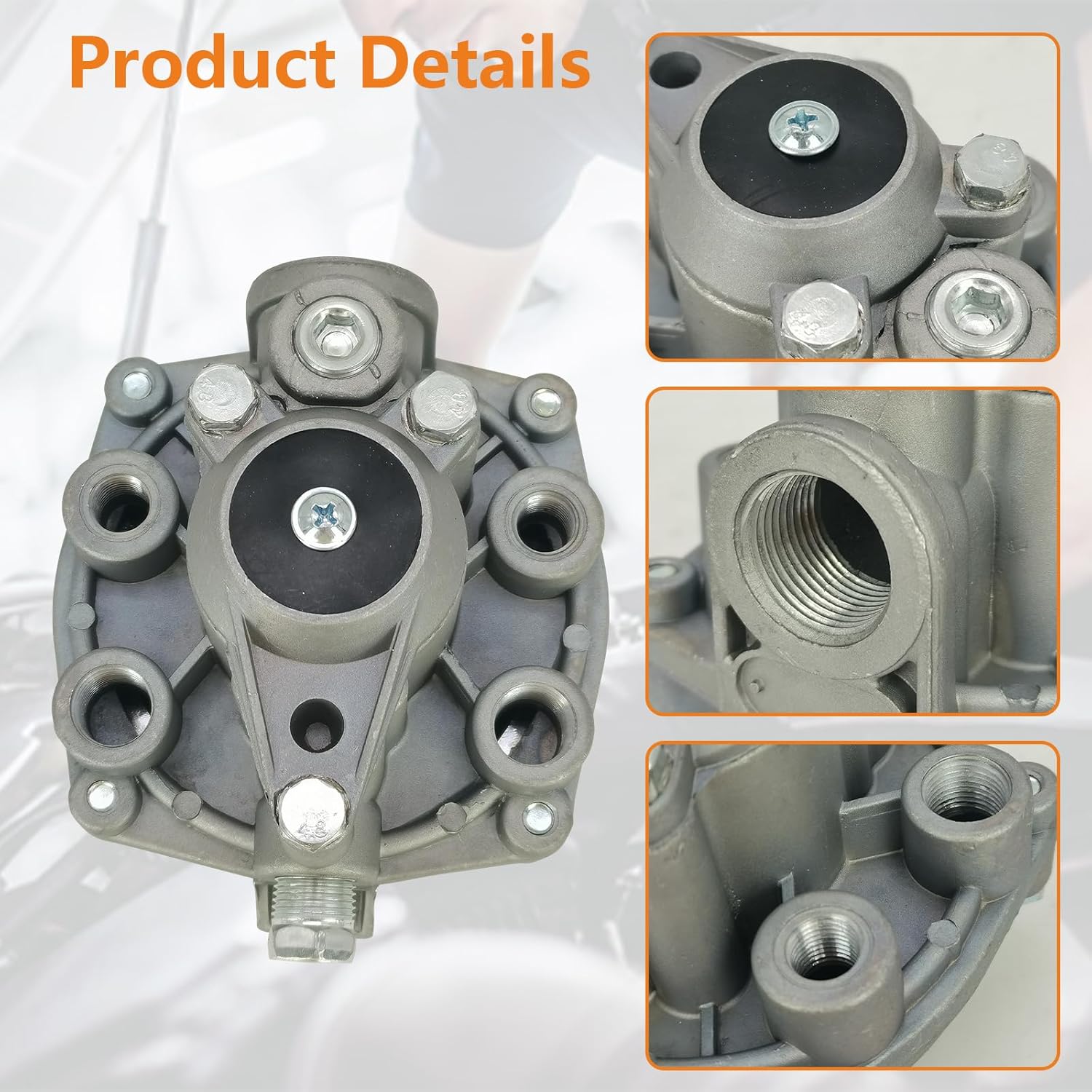 281865 Emergency Relay Dual Function Valve Fit For 281860 281865X 281865RX Semi Trucks Trailers