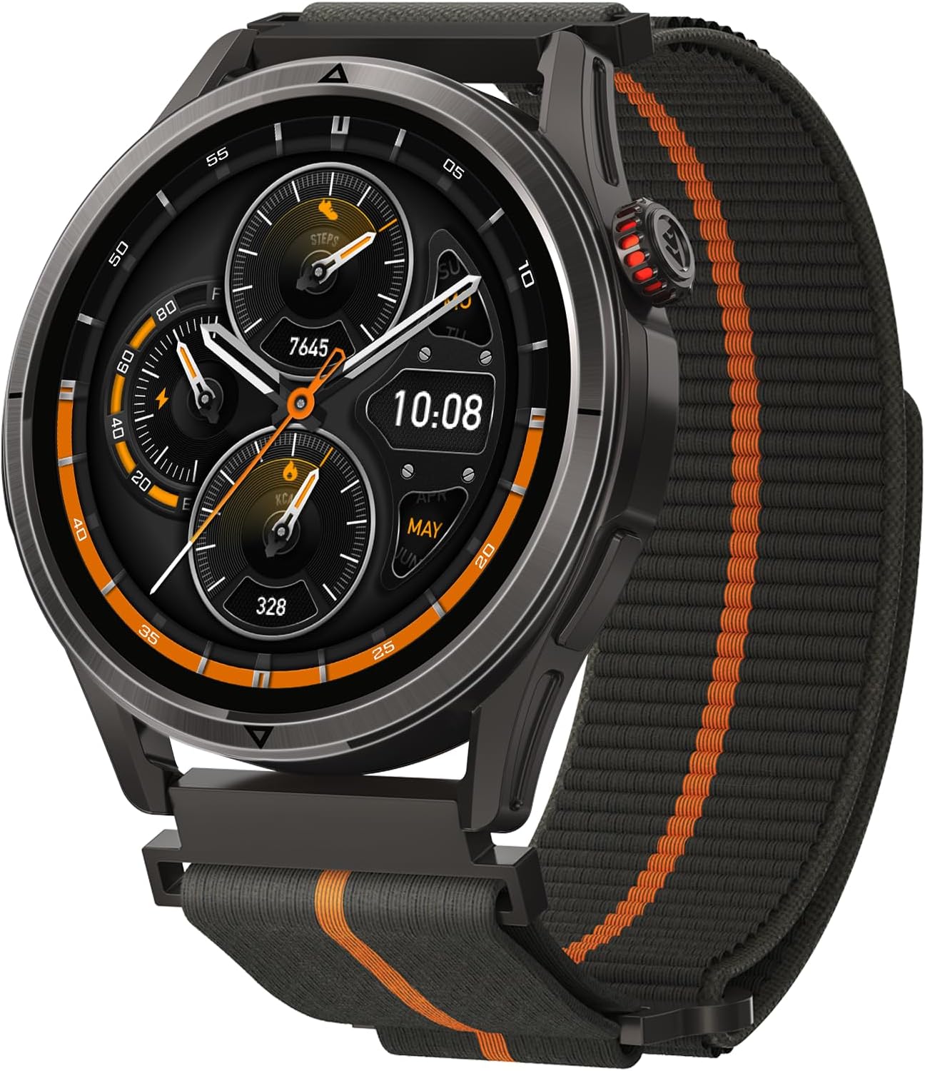 KOSPET 22mm Braided strap for Magic P10 R10 Smart Watch (Black)