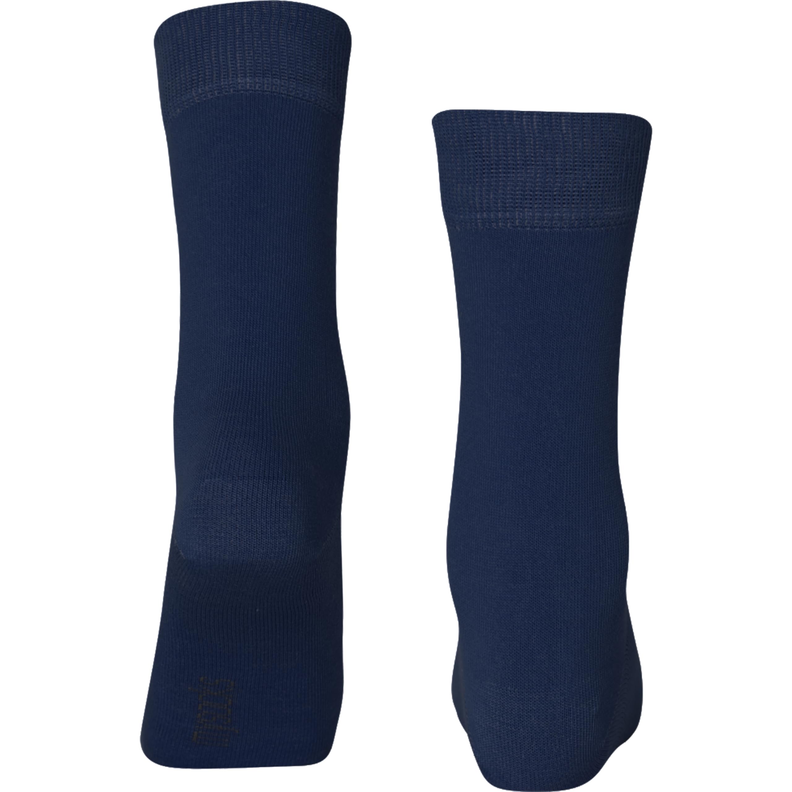 Mysocks 5 paires de chaussettes pour homme Noir uni coton peigné extra fin