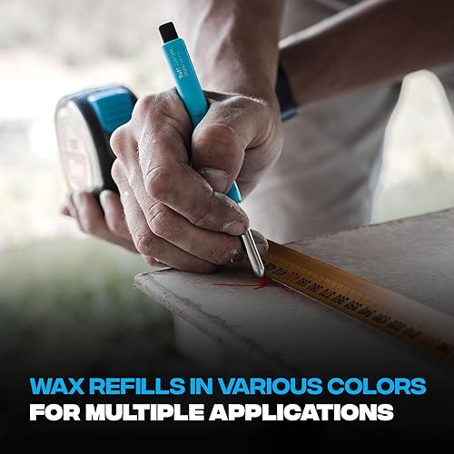 Miniatura 4 de OX Tools Tuff OX-P503202 - Paquete de 10 minas de repuesto con plomo rojo, amarillo y grafito, 0.110 in, OX-P503202