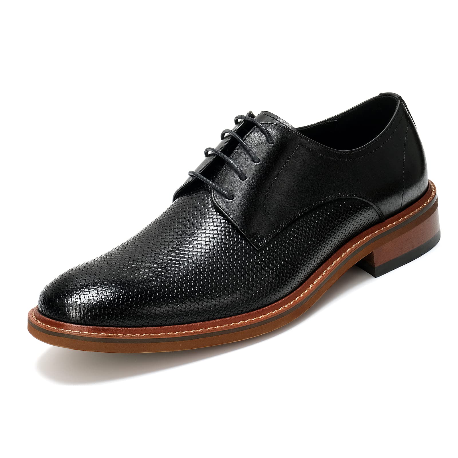 RITIZEN Men's Oxford Dress Shoes LaceUp Formal Classic Shoes for